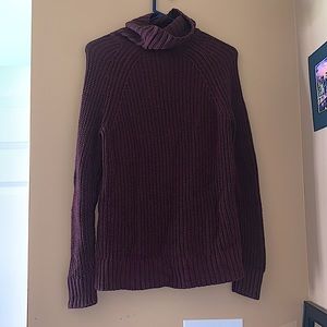 Dark purple sweater